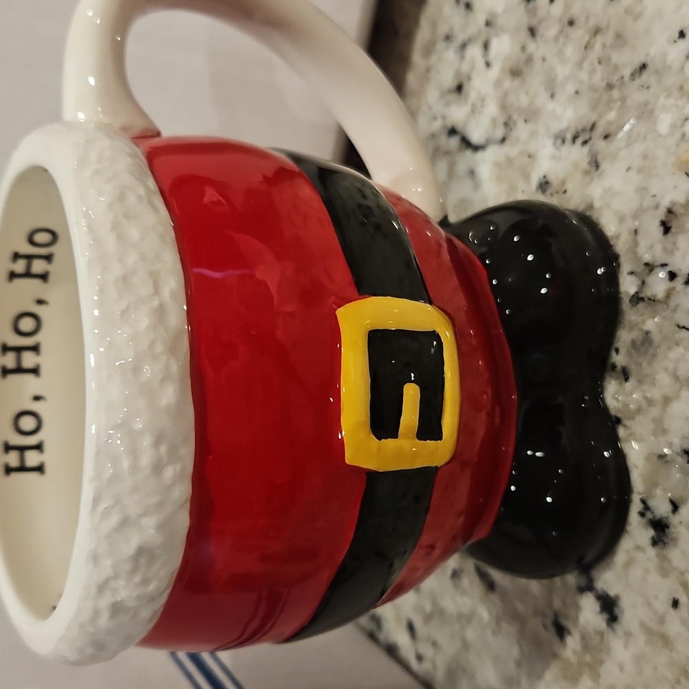 Santa Ho Ho Ho St. Nicholas Square mug New